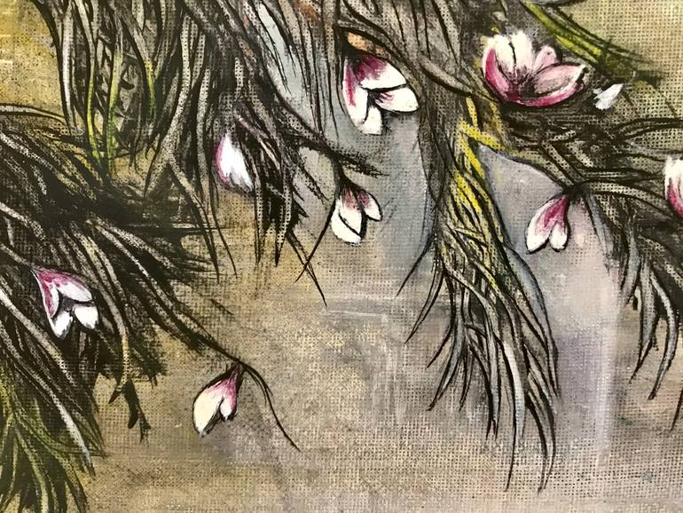 Original Abstract Expressionism Abstract Painting by Narine Kirakosyan