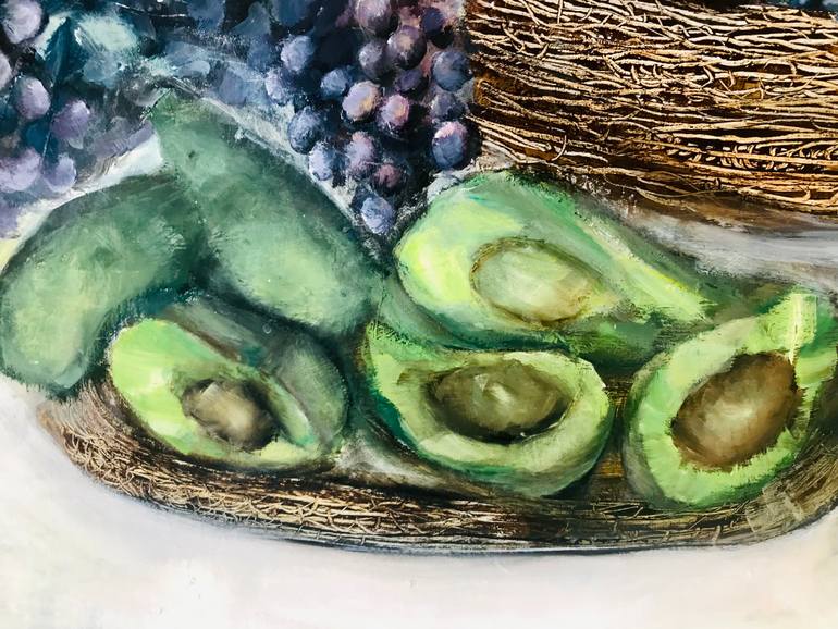 Original Impressionism Still Life Painting by Narine Kirakosyan