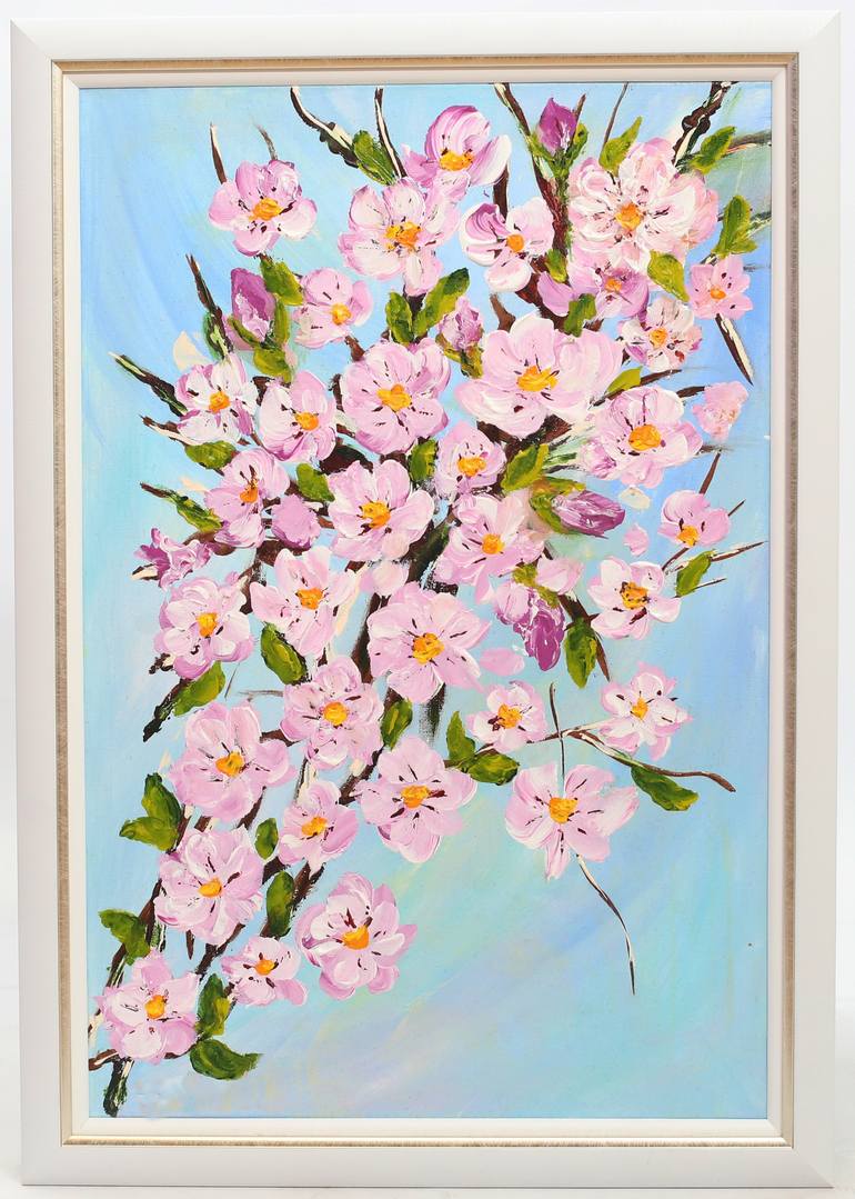 Original Floral Painting by Sabina Daneva