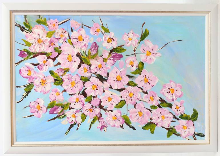 Original Floral Painting by Sabina Daneva