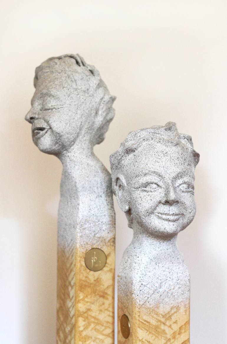 Original Expressionism People Sculpture by Juliane Brandt