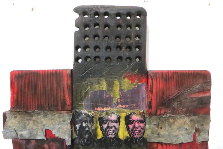 Original Conceptual Religion Painting by Giovanni Morgese