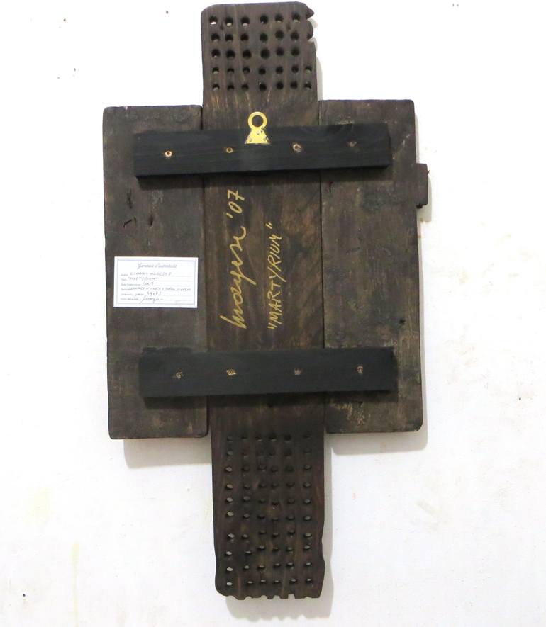 Original Conceptual Religion Painting by Giovanni Morgese