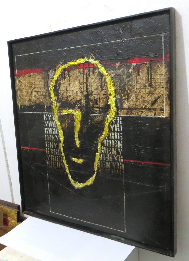 Original Expressionism Religion Painting by Giovanni Morgese