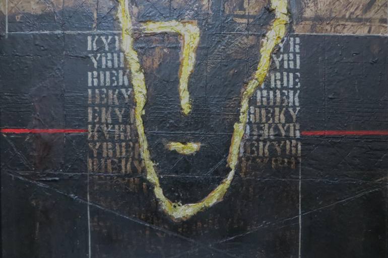 Original Expressionism Religion Painting by Giovanni Morgese