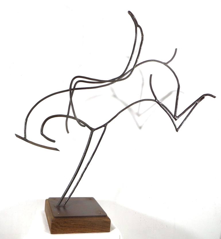 Original Figurative Horse Sculpture by Giovanni Morgese
