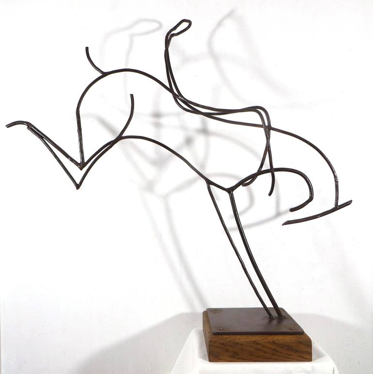 Original Figurative Horse Sculpture by Giovanni Morgese