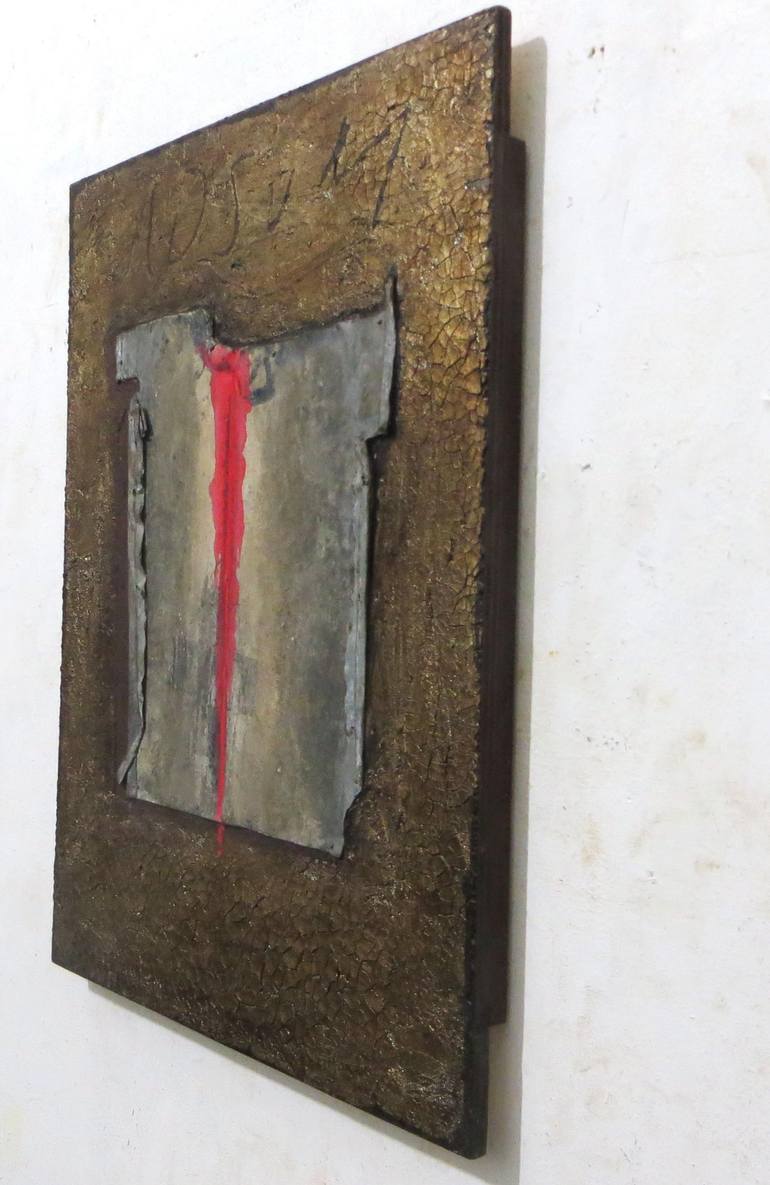 Original Conceptual Religion Painting by Giovanni Morgese
