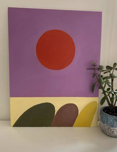 Original Minimalism Abstract Painting by Chris Moon