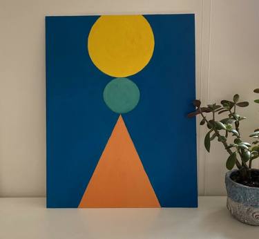 Original Minimalism Abstract Painting by Chris Moon