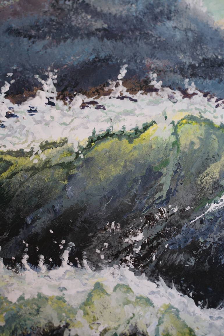 Original Conceptual Seascape Painting by Vyacheslav Shcherbakov