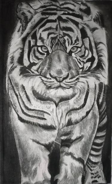 Print of Art Deco Animal Drawings by Nidhi Saxena