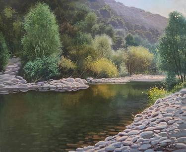 Original Fine Art Landscape Paintings by Enric Rubio Serra