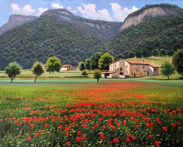 Original Fine Art Landscape Paintings by Enric Rubio Serra