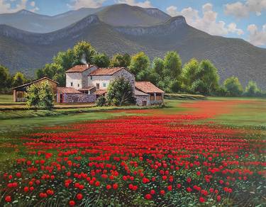 Original Contemporary Landscape Painting by Enric Rubio Serra