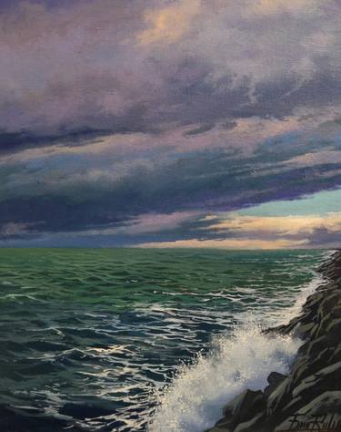 Original Realism Seascape Paintings by Enric Rubio Serra