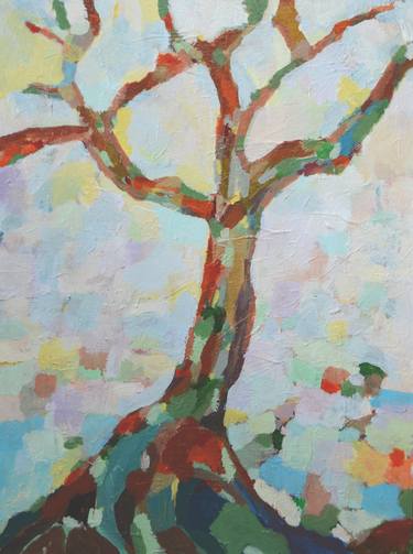 Print of Impressionism Tree Paintings by Mark Yakich