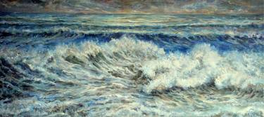 Print of Fine Art Seascape Paintings by Emilia Leo