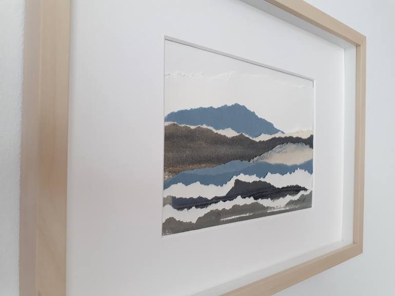 Original Abstract Landscape Collage by May Perez