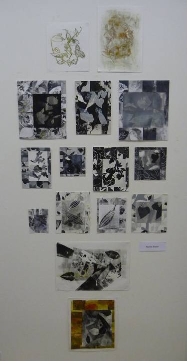 Original Abstract Printmaking by Rachel Elston