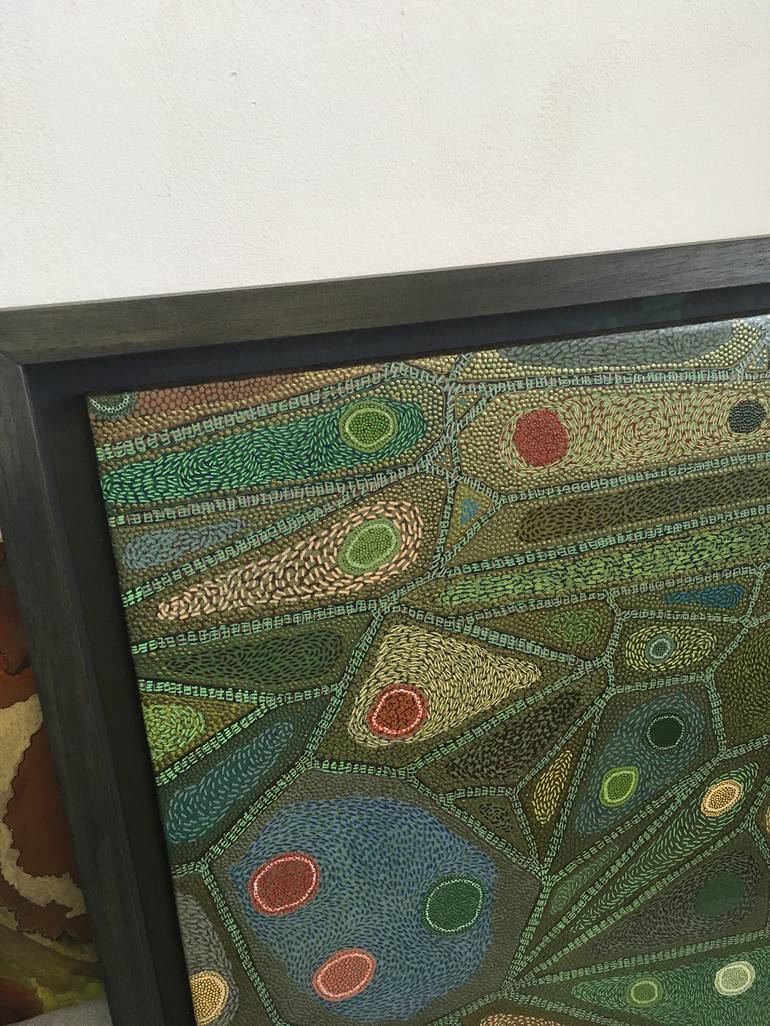 Original Abstract Patterns Painting by BAKIIBAK Benjamin S Lees