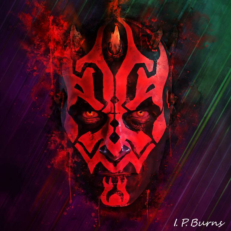 darth maul face wallpaper