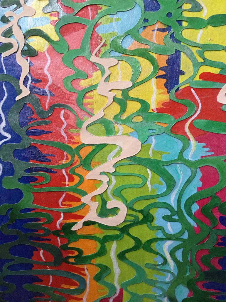 Original Modernism Abstract Painting by Beline Loeb