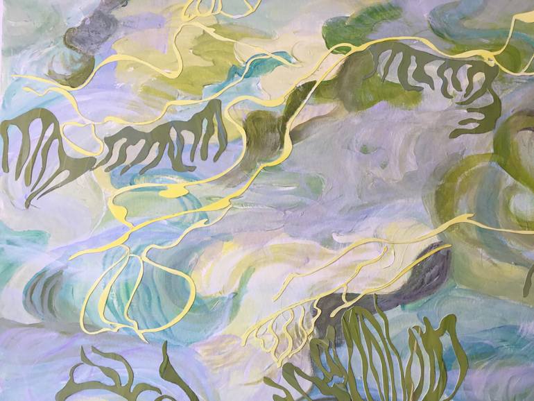 Original Modernism Abstract Painting by Beline Loeb