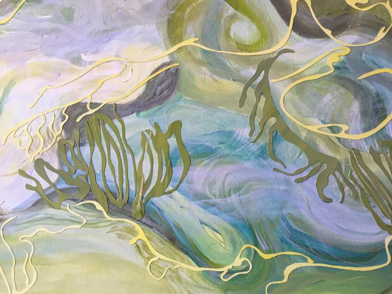 Original Modernism Abstract Painting by Beline Loeb