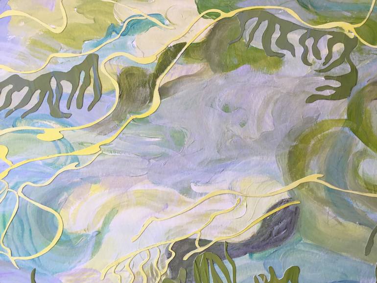 Original Modernism Abstract Painting by Beline Loeb