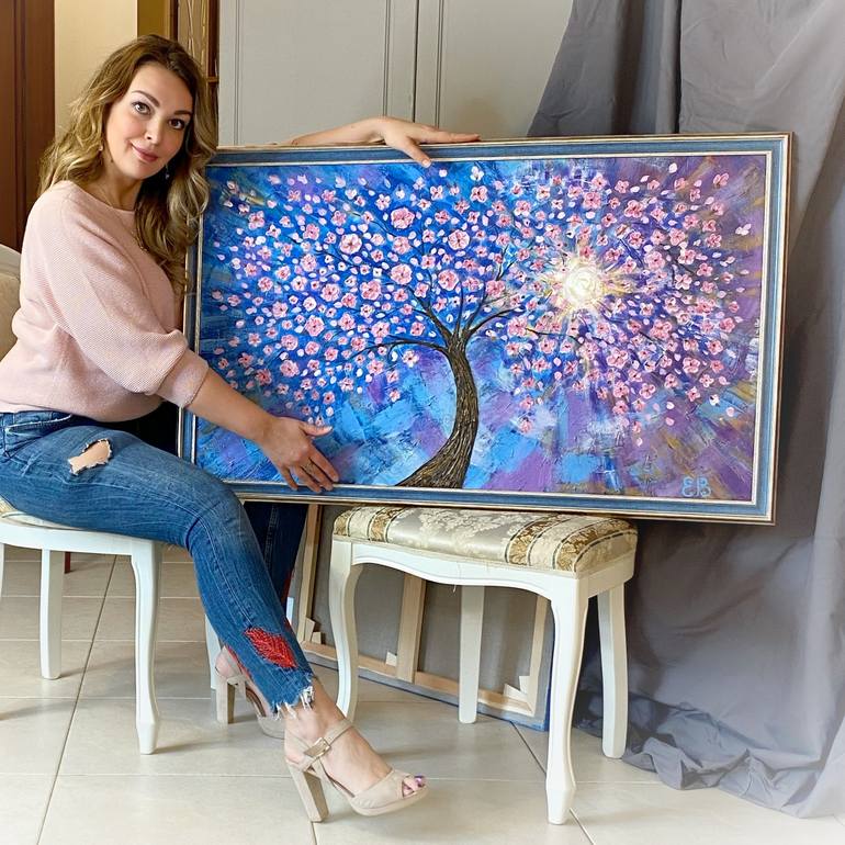 Original Abstract Nature Painting by Elizaveta Vershinina