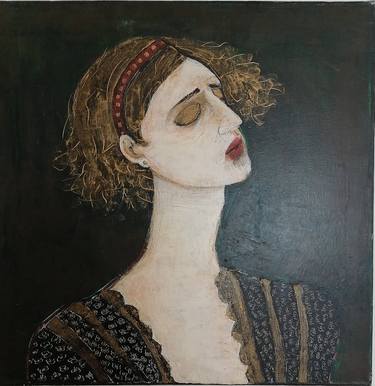Print of Women Paintings by Kenan Abaz