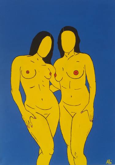 Original Modern Erotic Paintings by Petr Albert