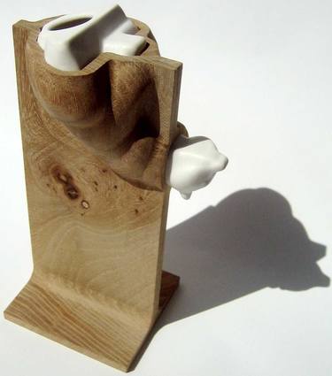 Trapped Bear Vase By Andrew Beaumont thumb