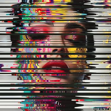 Original Abstract Popular culture Digital by Poptonicart Claudia Sauter-Steiger