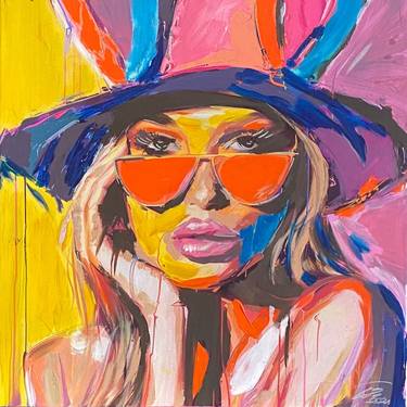 Original Abstract Popular culture Paintings by Poptonicart Claudia Sauter-Steiger