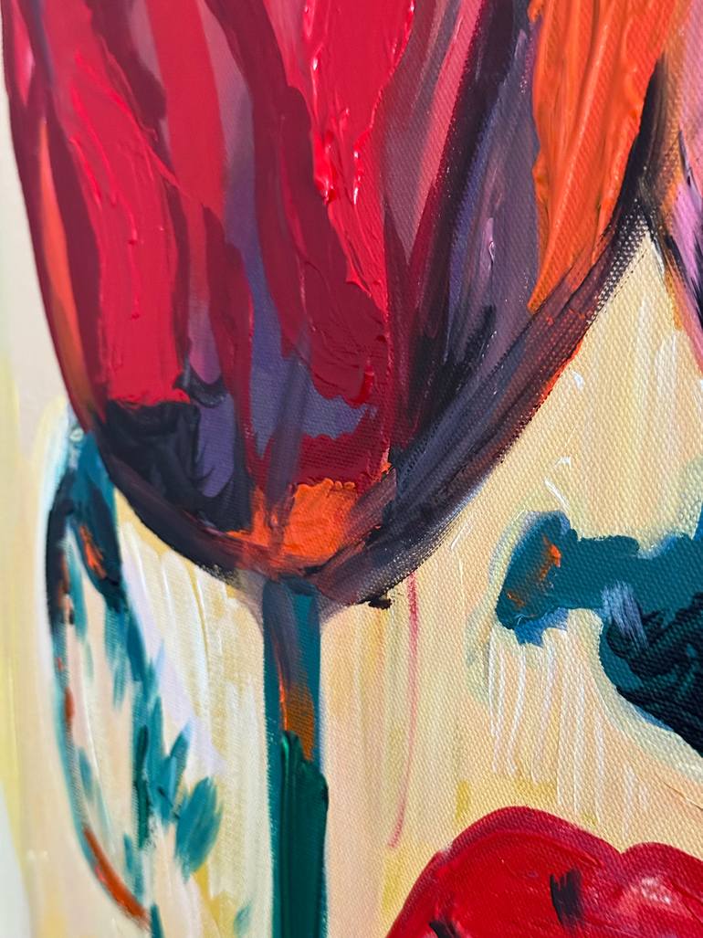 Original Abstract Pop Culture/Celebrity Painting by Poptonicart Claudia Sauter-Steiger