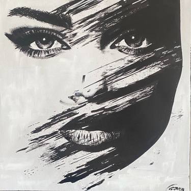 Original Abstract Popular culture Painting by Poptonicart Claudia Sauter-Steiger