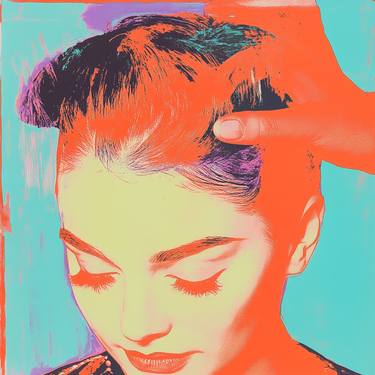 Original Abstract Popular culture Mixed Media by Poptonicart Claudia Sauter-Steiger