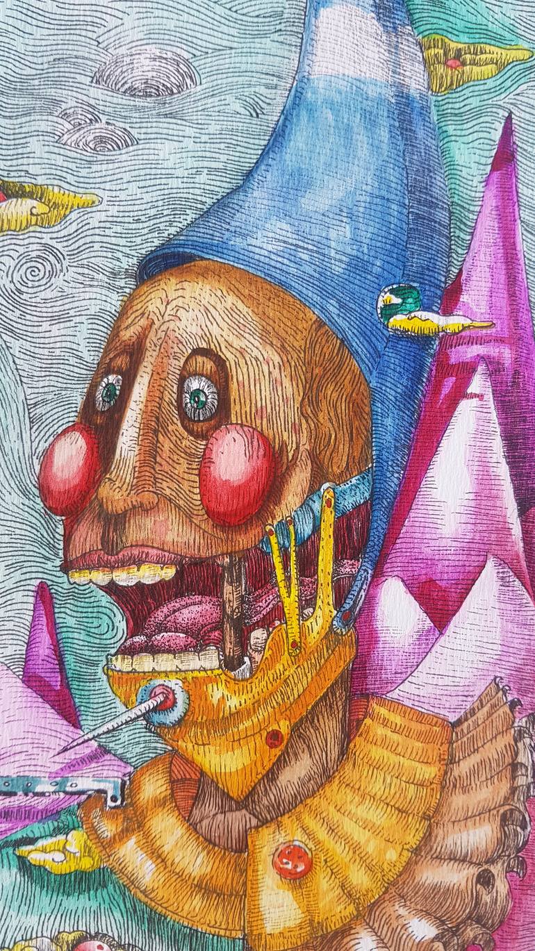 Original Folk Fantasy Painting by El Gordo