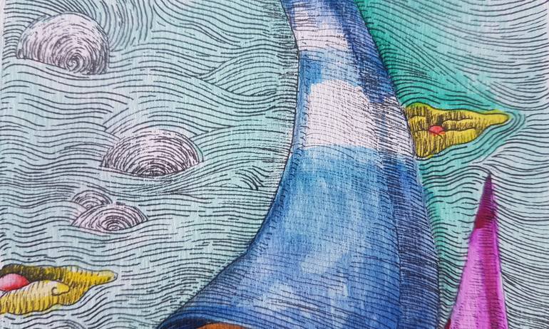 Original Folk Fantasy Painting by El Gordo