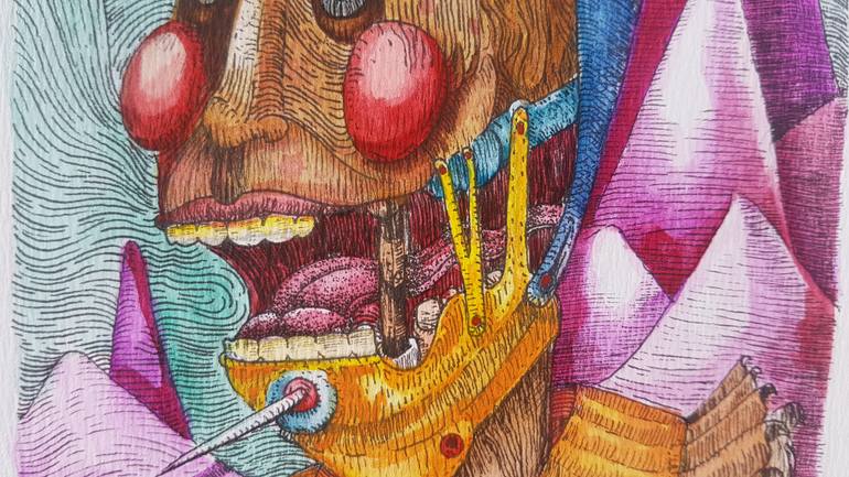 Original Folk Fantasy Painting by El Gordo