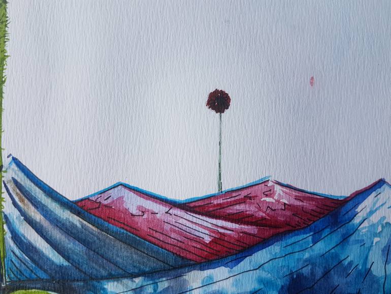 Original Conceptual Floral Painting by El Gordo