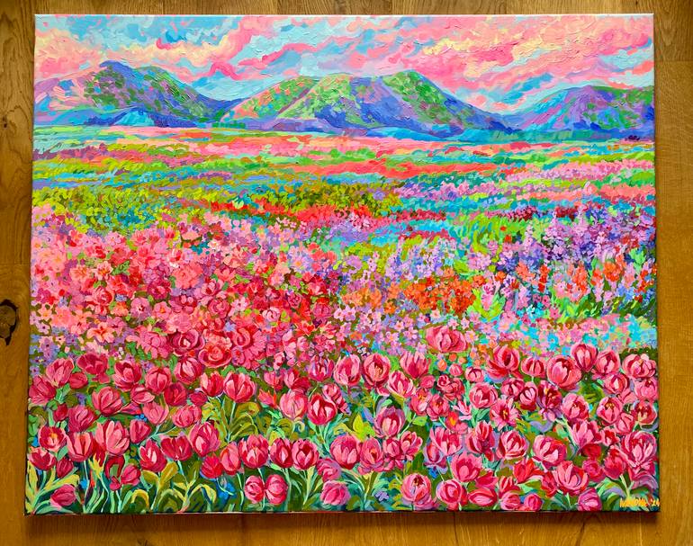 Original Contemporary Landscape Painting by Katerina Ivanova