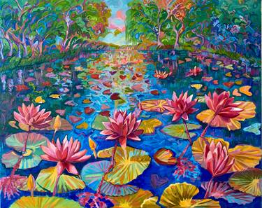Original Impressionism Landscape Painting by Katerina Ivanova
