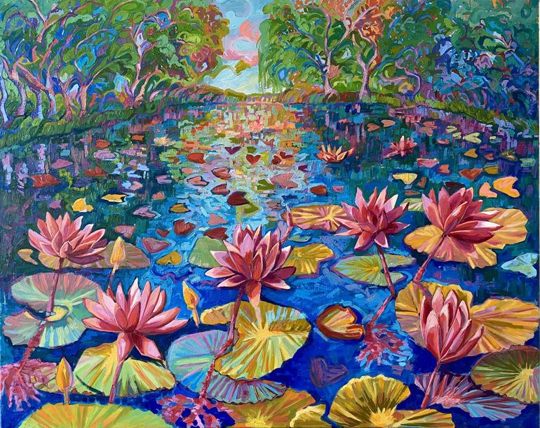 Print of Impressionism Landscape Paintings by Katerina Ivanova