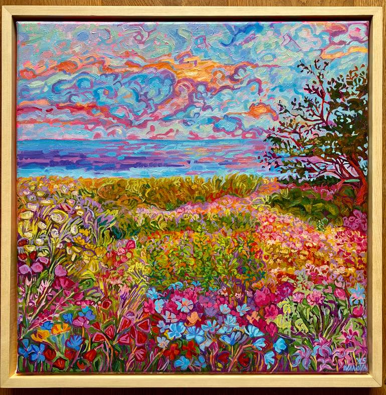 Original Impressionism Landscape Painting by Katerina Ivanova