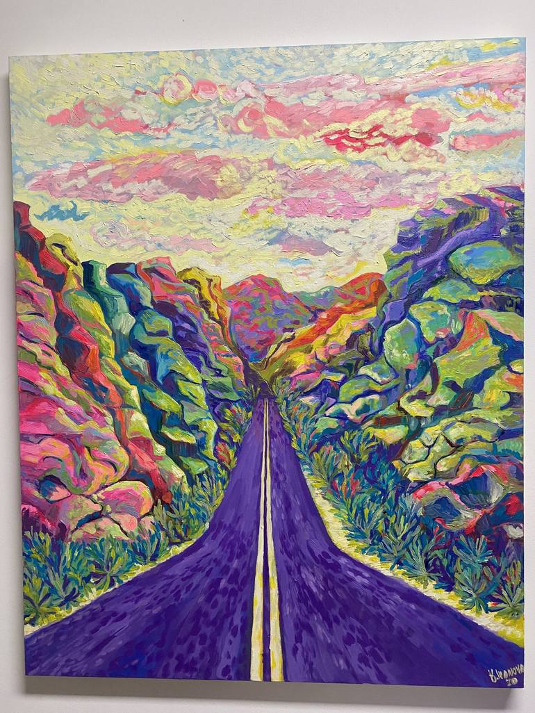 Original Impressionism Landscape Painting by Katerina Ivanova