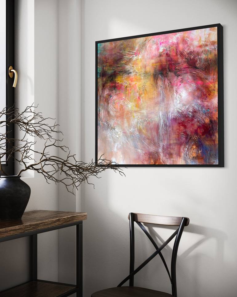 Original Abstract Expressionism Abstract Painting by Katja Wittmer