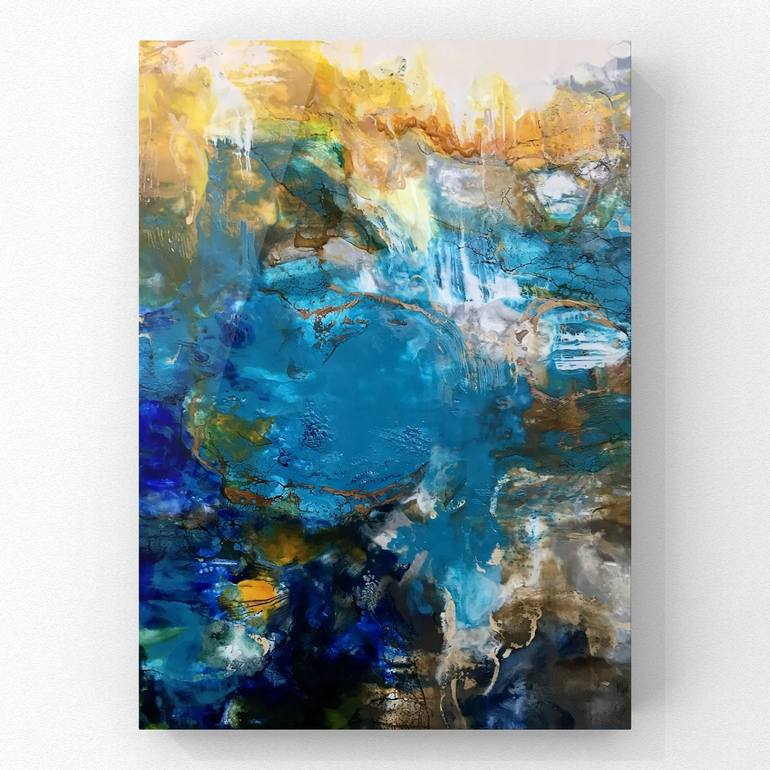 Original Abstract Expressionism Abstract Painting by Katja Wittmer